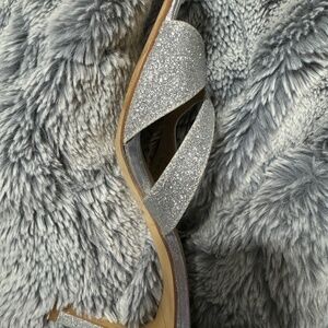 Stuart Weitzman Silver Sandals